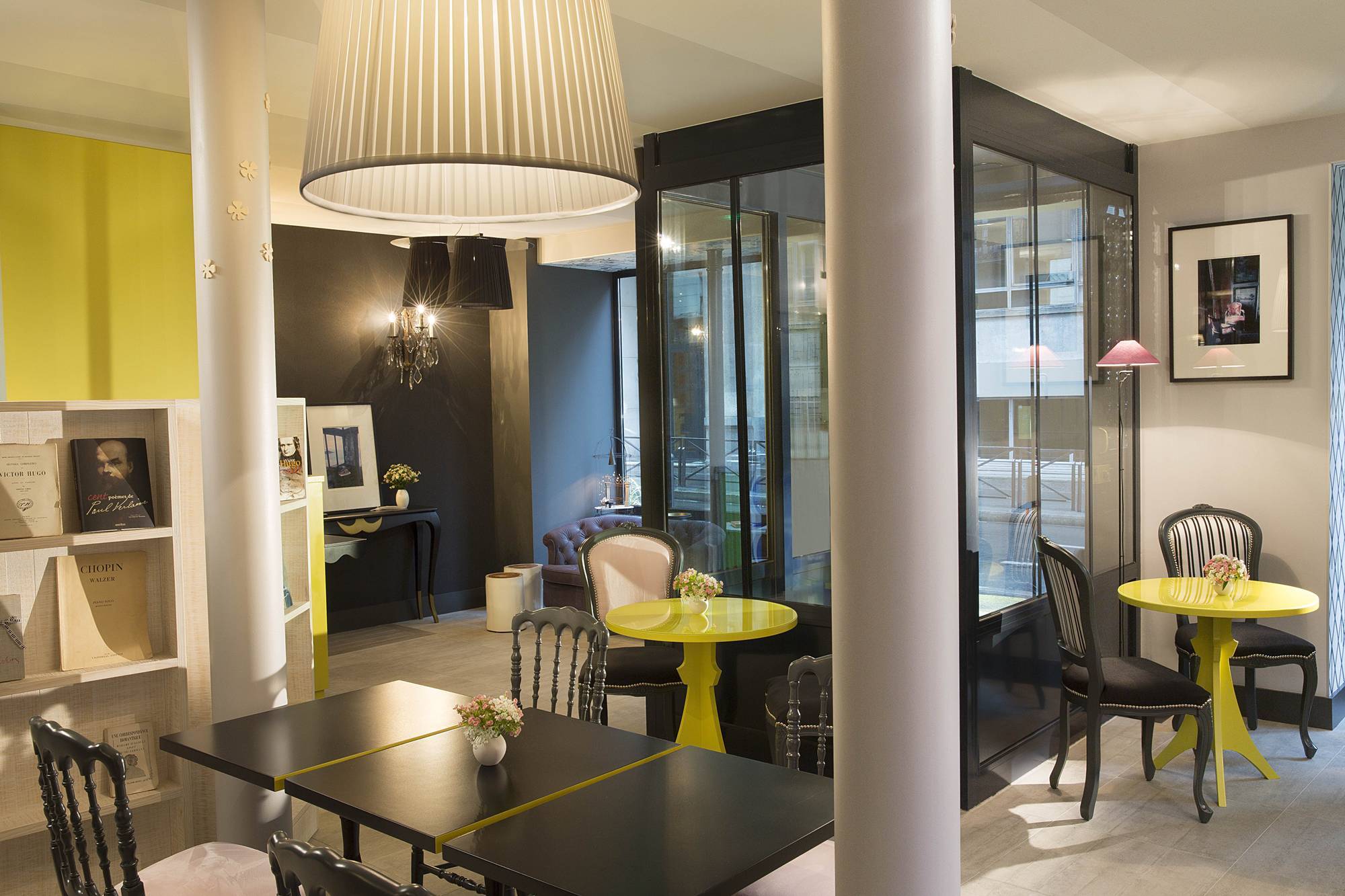 Les Plumes Hotel Paris Restaurang bild
